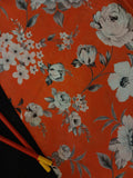 Unstitched printed lawn 2 piece suit