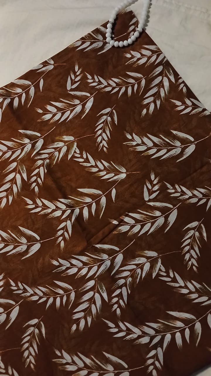 Unstitched Printed Lawn Suit (Kameez and Trouser SAME DESIGN)