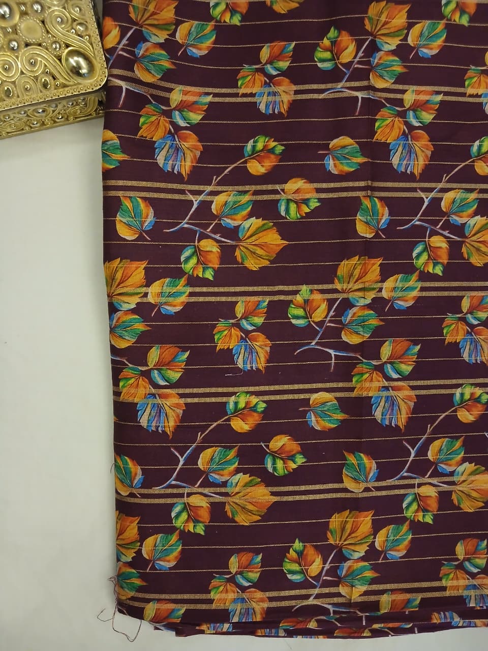 Unstitched banaarsi doriya printed lawn 2 piece suit