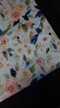 Unstitched printed linen 1pc suit