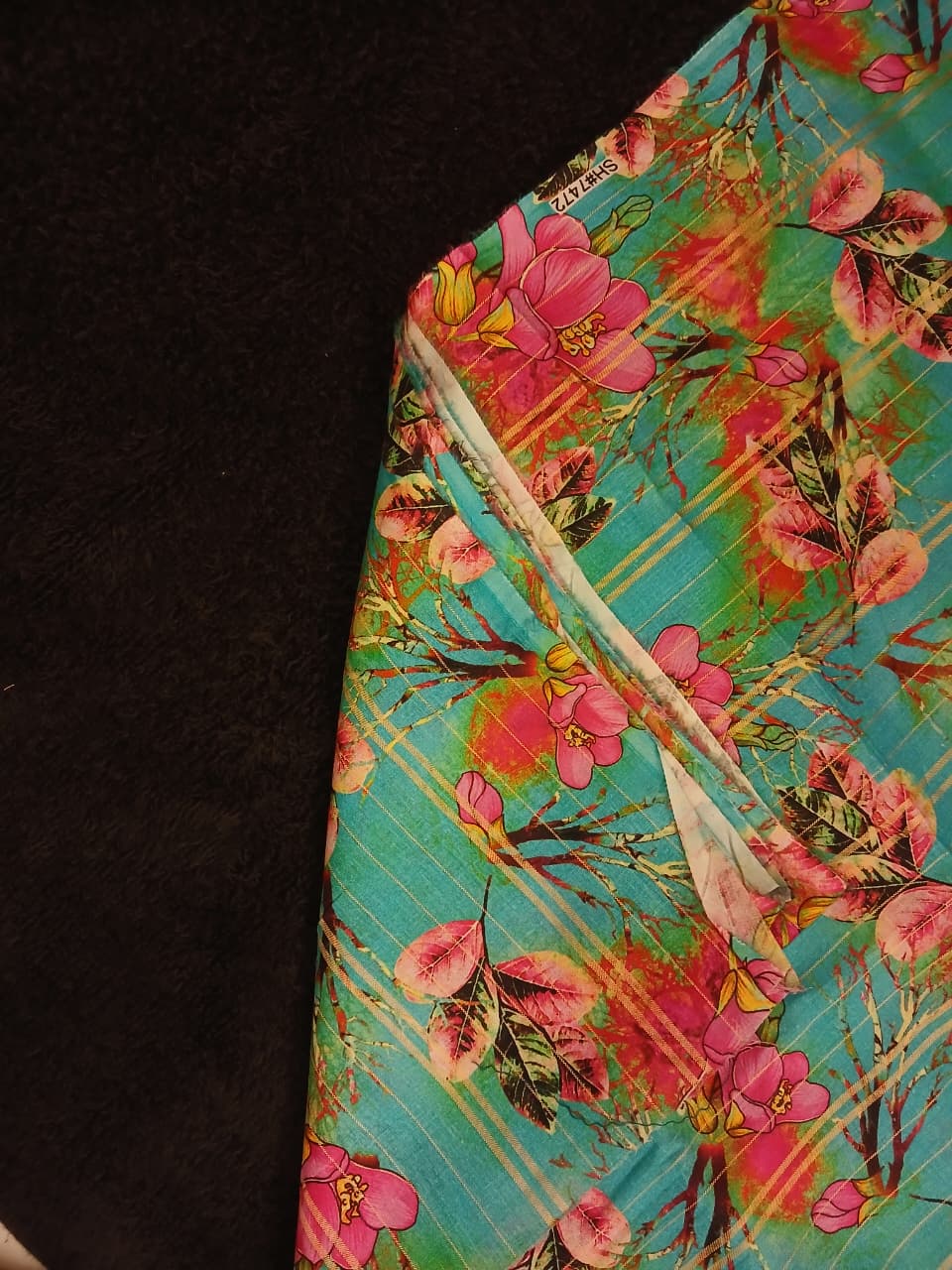 Unstitched banaarsi doriya printed lawn 2 piece suit